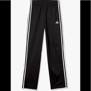 NEW Adidas Boy’s Active Sports Athletic Tricot Jogger Pants Black Size 4